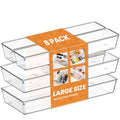NorthPeak™ Clear Drawer Organizer Set (8 Pack)